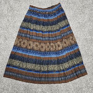 Vintage River Ridge Trading Company Maxi Skirt Women’s Large Bohemian Western